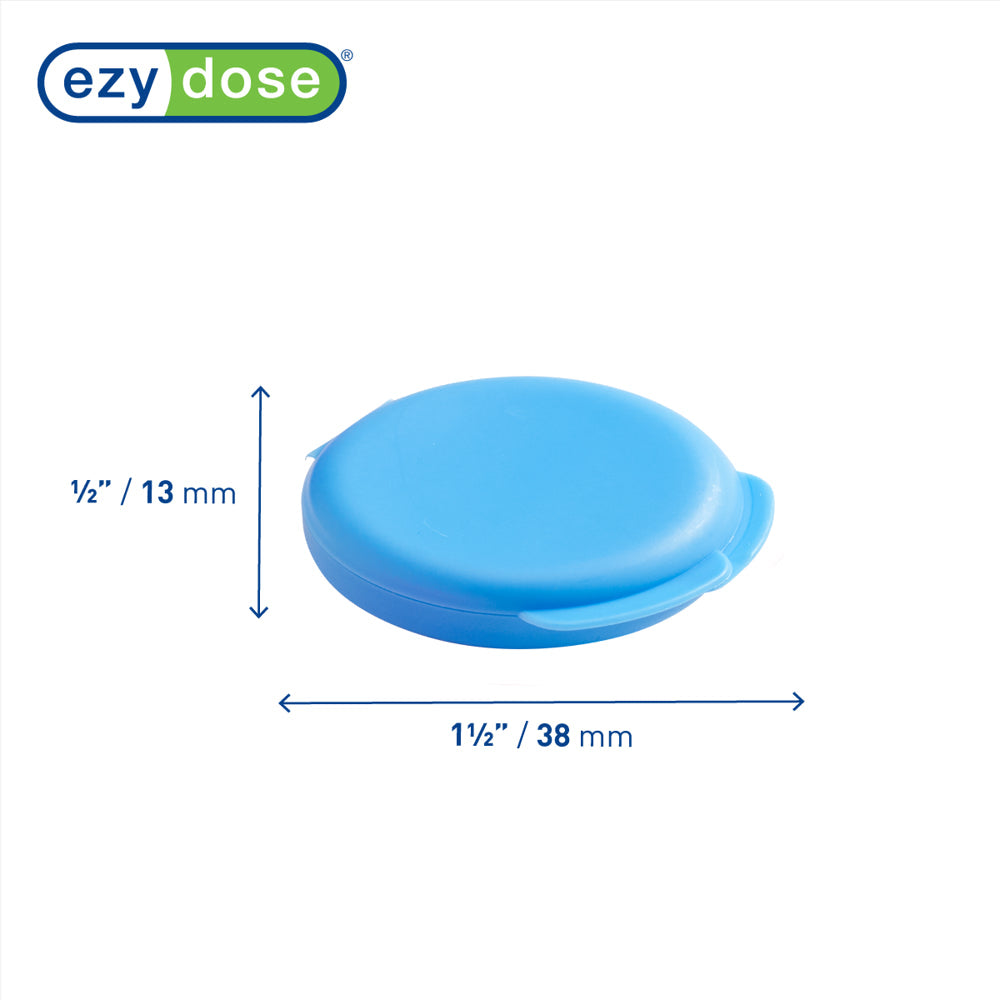 Ezy Dose® Pill Container with Snap-Shut Lid, 2 Ct, Multi Color