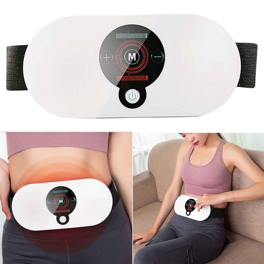 Chamoist Massager,Waist Massager Smart Abdominal Vibration Weight Loss Belt Massager Electrotherapy Thin Waist and Abdominal Massager