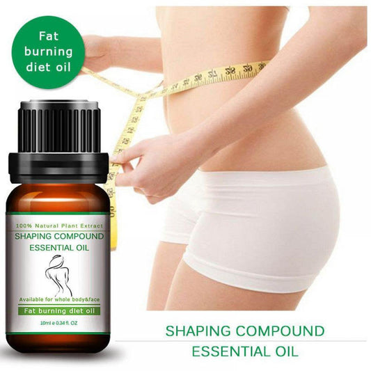 Topwoner New Slimming Body and Firming Essential Oil Fat Burning Powerful Diet Effect Slimming Weight Loss Leg Fat Burner 10Ml