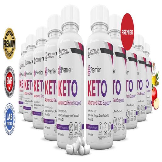 (10 Pack) Premier Keto ACV Pills 1275Mg Alternative to Gummies Dietary Supplement 600 Capsules - Nutricity.com.au