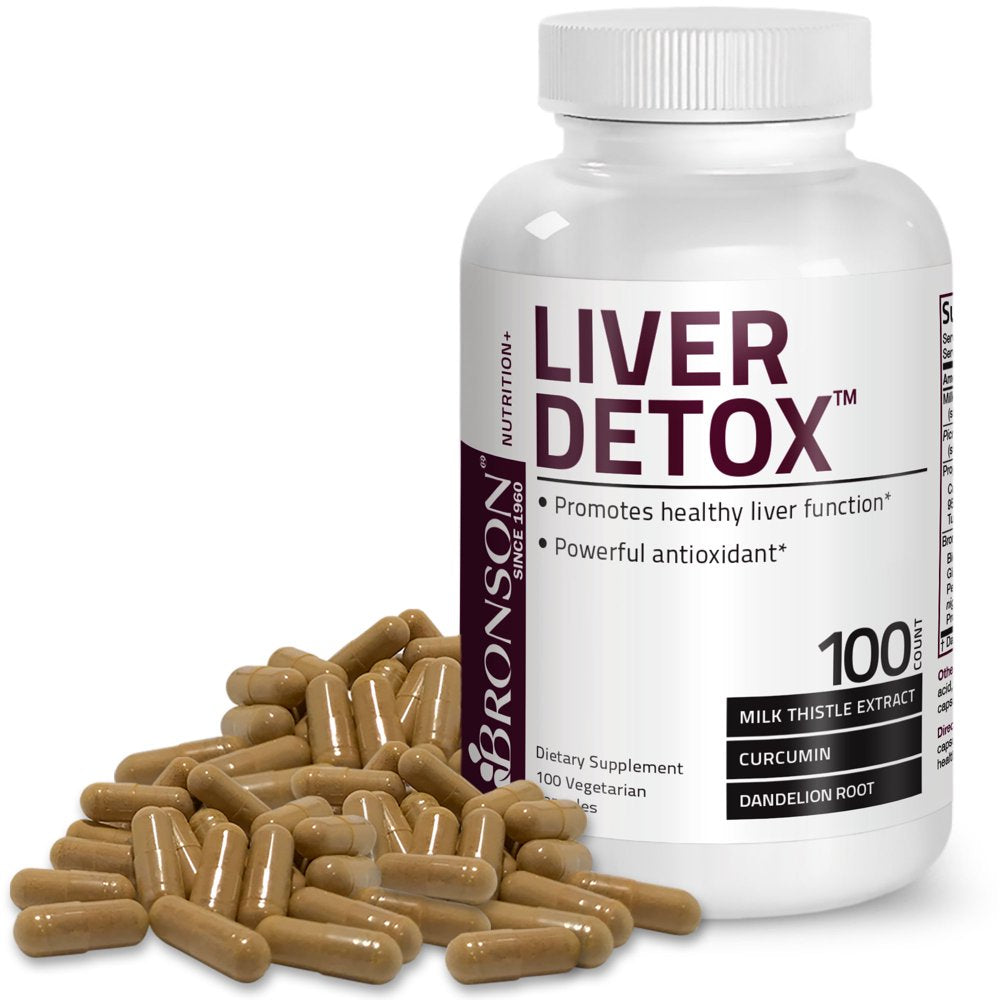 Bronson Liver Detox Supplement, 100 Capsules