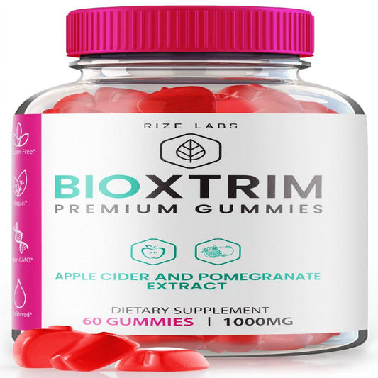 Bioxtrim Gummies - Bioxtrim Keto ACV Gummies, Bioxtrim for Advanced Weight Loss, Keto + ACV Gummy, Maximum Strength Supplement, Bio Xtrim Gomitas Reviews (60 Gummies)