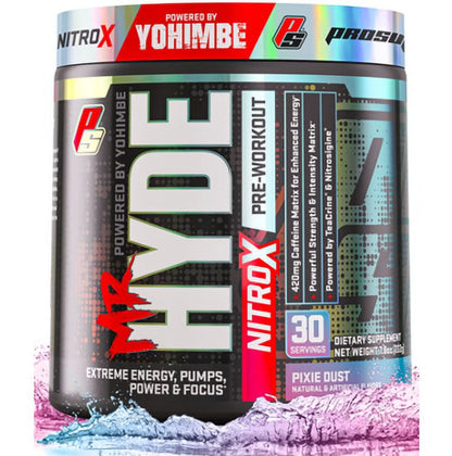 Prosupps Mr. Hyde Nitro X Intense Energy Pre-Workout Powder, Pixie Dust, 30 Servings