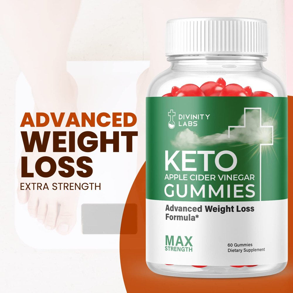 (2 Pack) Divinity Labs Keto ACV Gummies - Supplement for Weight Loss - Energy & Focus Boosting Dietary Supplements for Weight Management & Metabolism - Fat Burn - 120 Gummies - Nutricity.com.au