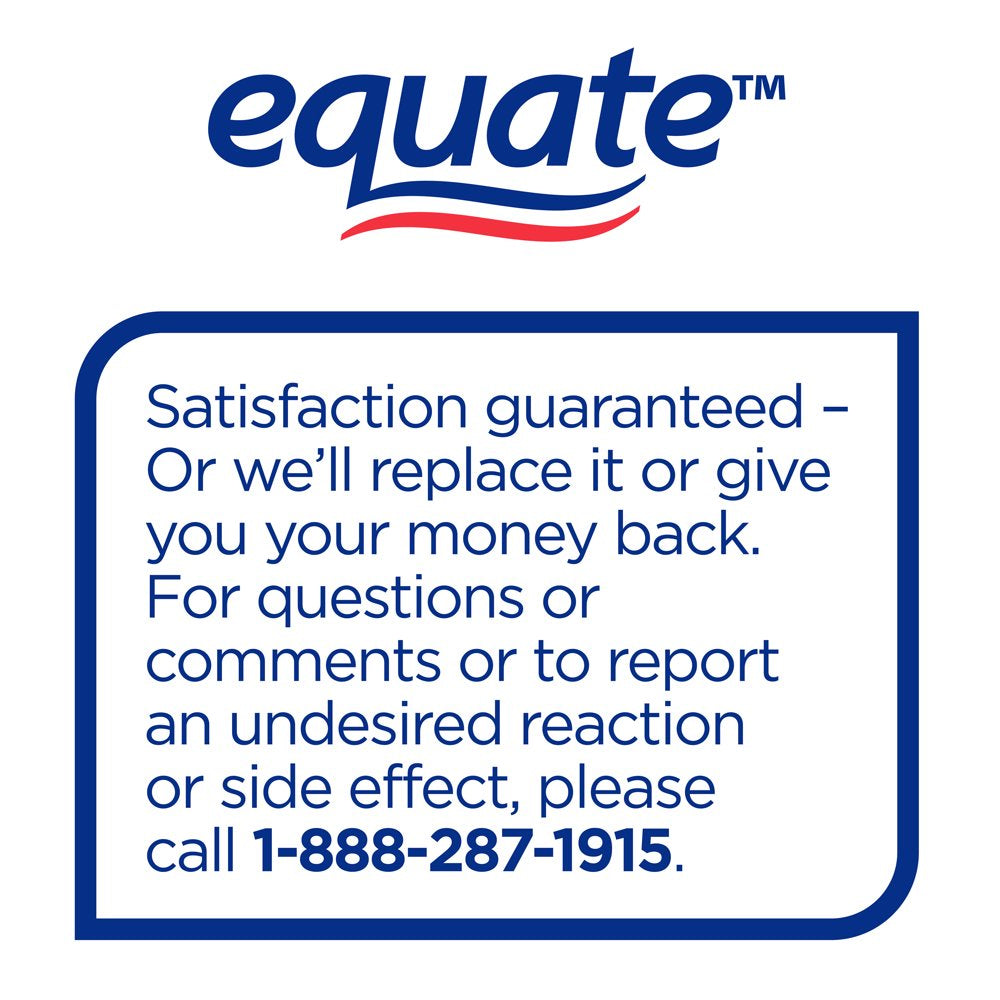 Equate Allergy Relief Loratadine Tablets 10 Mg, Antihistamine, 120 Count (60 + 60 Count)