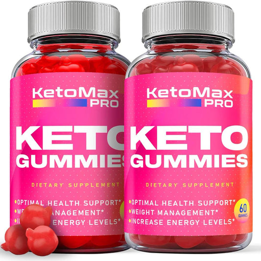 (2 Pack) Keto Max Pro Keto ACV Gummies - Apple Cider Vinegar Supplement for Weight Loss - Energy & Focus Boosting Dietary Supplements for Weight Management & Metabolism - Fat Burn - 120 Gummies - Nutricity.com.au
