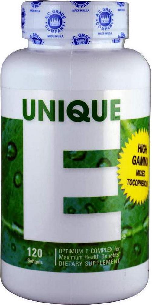 AC Grace Company, Unique E 120 Softgels, Pack of 2