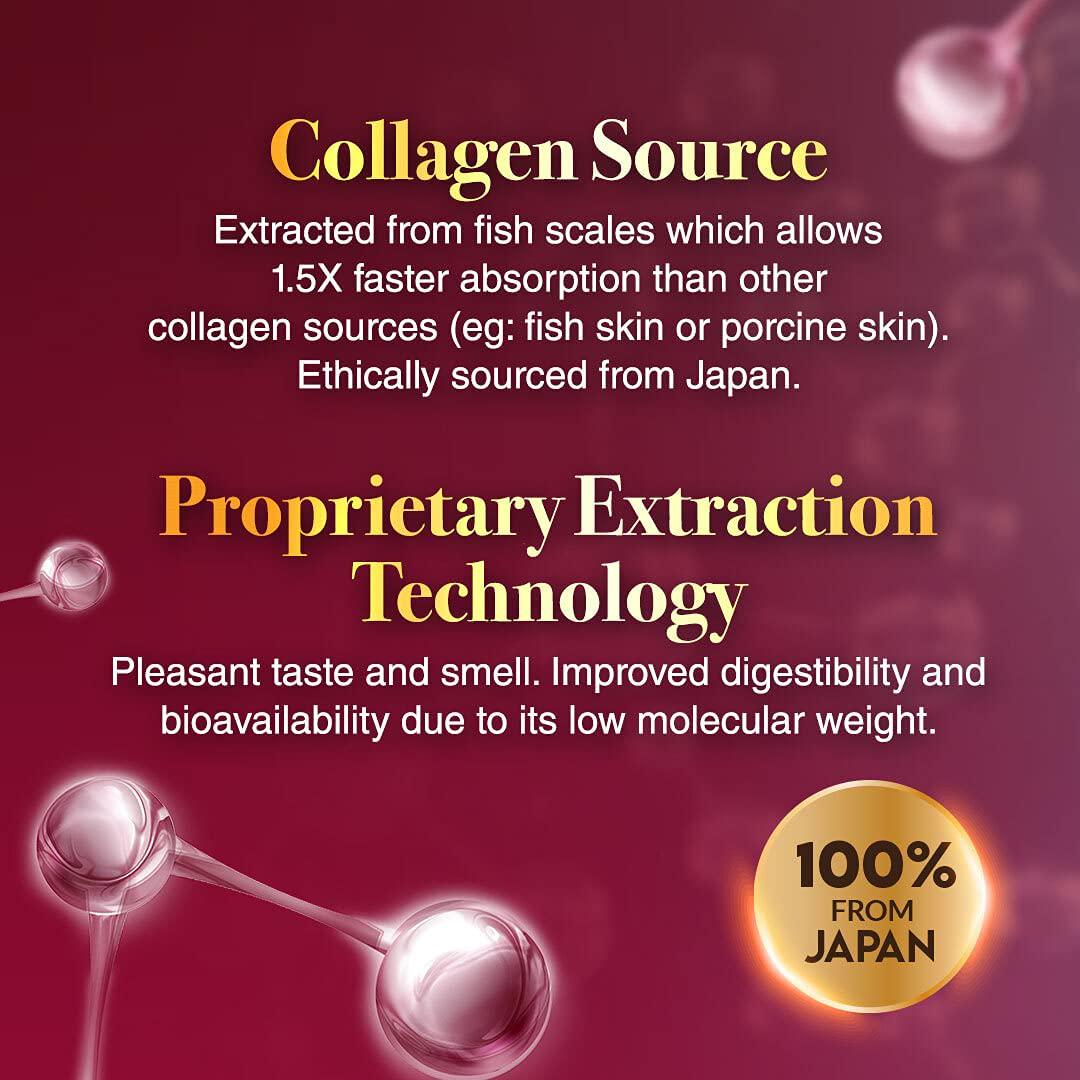 AFC Japan Tsubaki Ageless Beauty Collagen Drink from Japan with 10,000mg Marine Collagen Peptides + 500mg Royal Jelly + Hyaluronic Acid + Vitamin Bs and C for Skin Revitalization (1.69fl.ozx10 Bottles)
