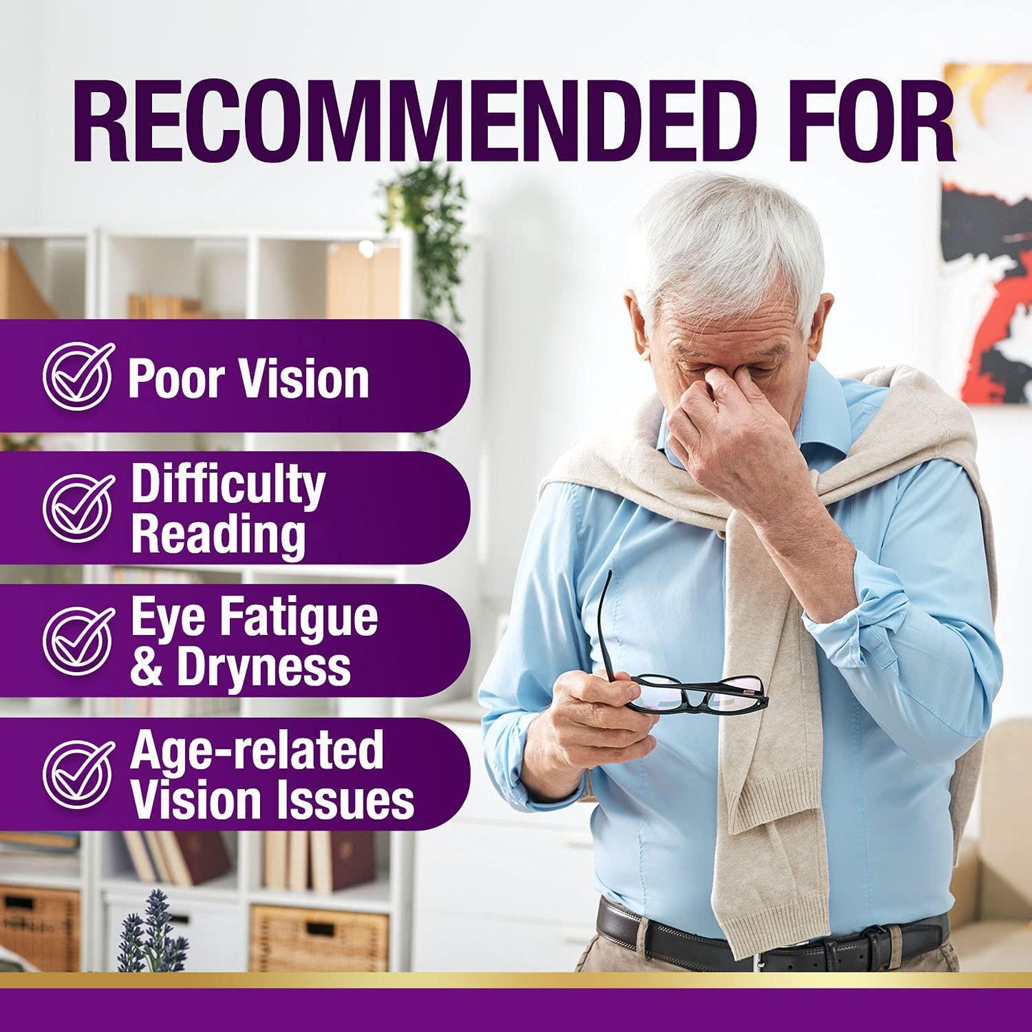 AFC Japan Ultimate Vision PRO - Eye Formula with FloraGLO Lutein, Zeaxanthin, DHA, Bilberry Extract and Astaxanthin for Age-Related Eye Problem, Blurry and Poor Vision, Dry Eye, Macular Health, 30 Counts