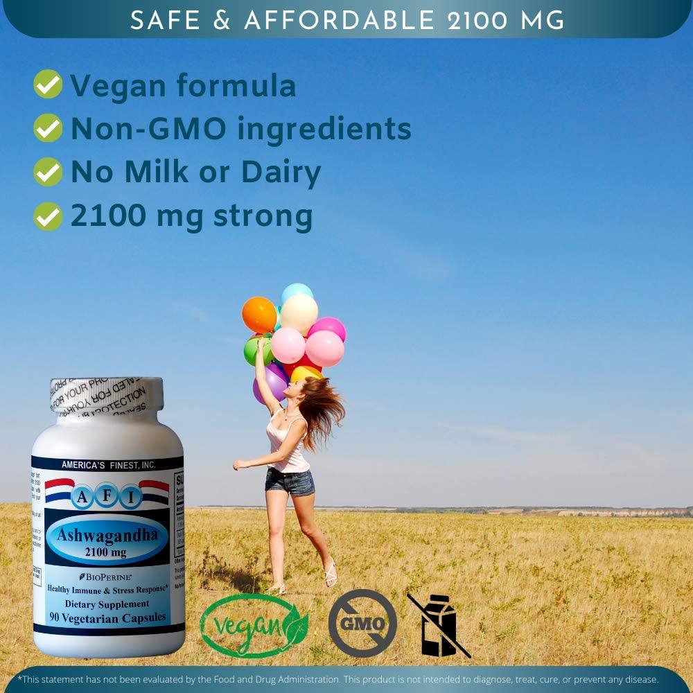 AFI Ashwagandha 2100 mg, 90-Count