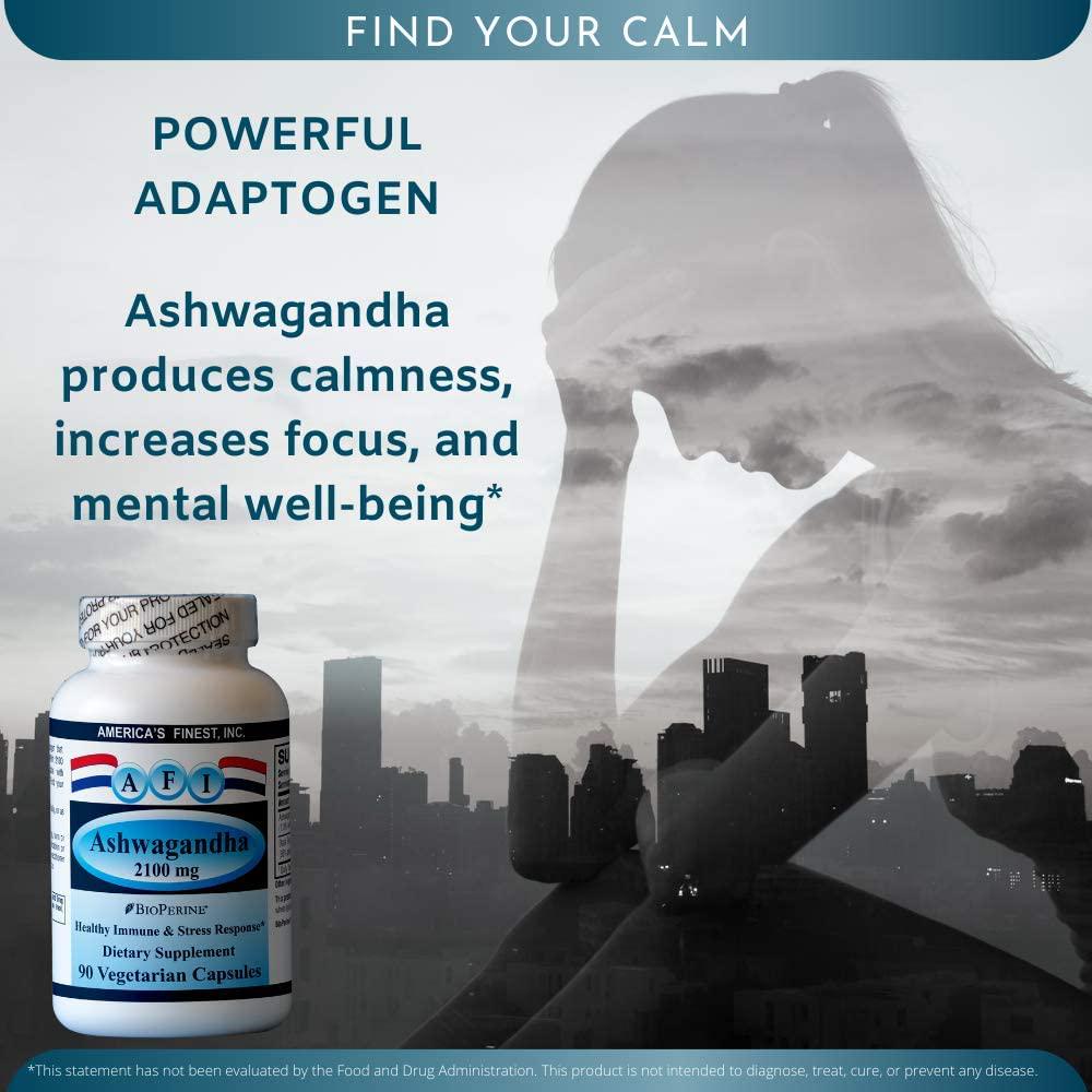 AFI Ashwagandha 2100 mg, 90-Count