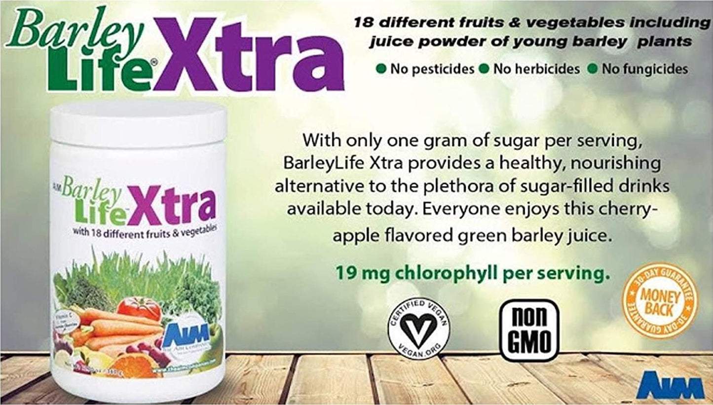 AIM BarleyLife Xtra 12.7oz (3 Pack) Antioxidants for Healthy Immune System and Whole Body Health