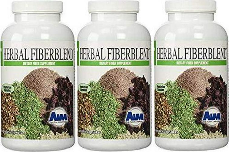 AIM Herbal Fiberblend 280 Capsules (3 Bottle) Helps Maintain Whole Body Healthy