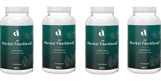 AIM Herbal Fiberblend 280 Capsules (4 Bottle) Helps Maintain Whole Body Healthy