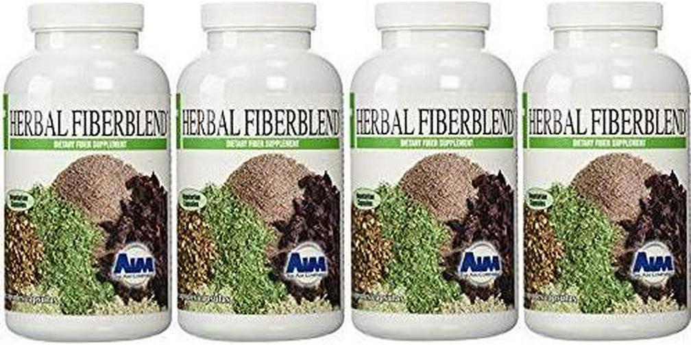 AIM Herbal Fiberblend 280 Capsules (4 Bottle) Helps Maintain Whole Body Healthy