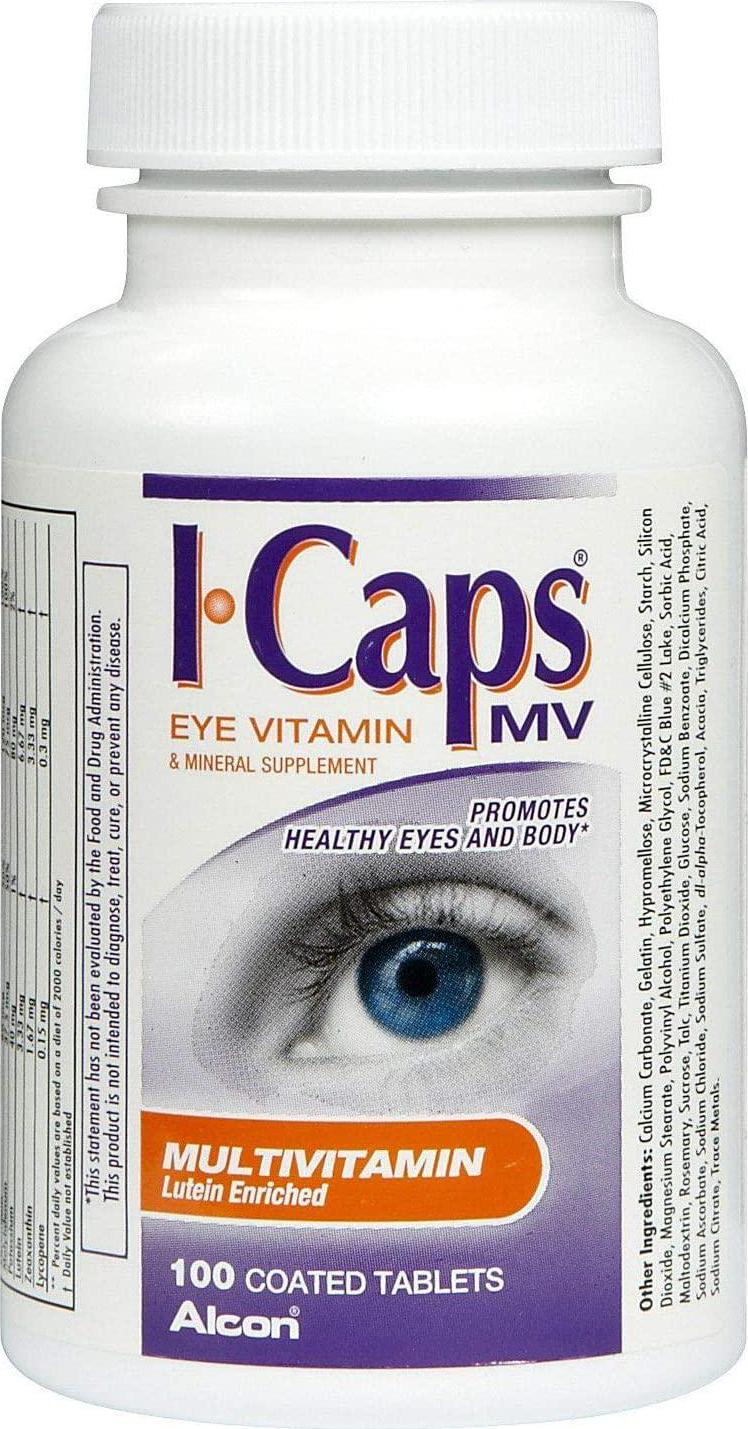 ALCON Caps Eye Multivitamin Lutein Enriched, 100 Coated Tablets