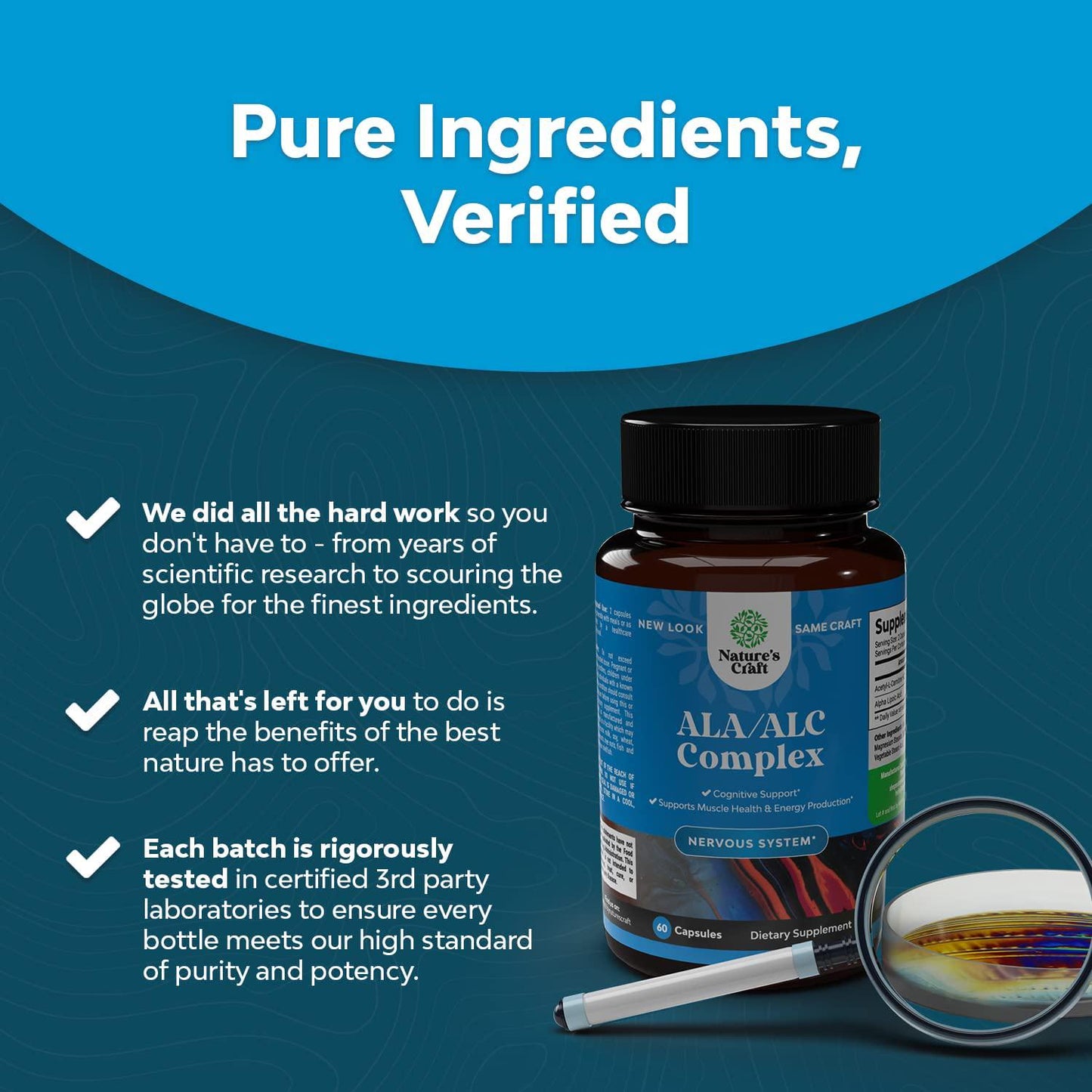 ALC and Alpha Lipoic Acid Supplements - Acetyl l-carnitine Alpha Lipoic Acid Antioxidant Supplement - Essential Fatty Acids for Skin Care Health AMPK Activator and Metabolism Booster for Weight Loss