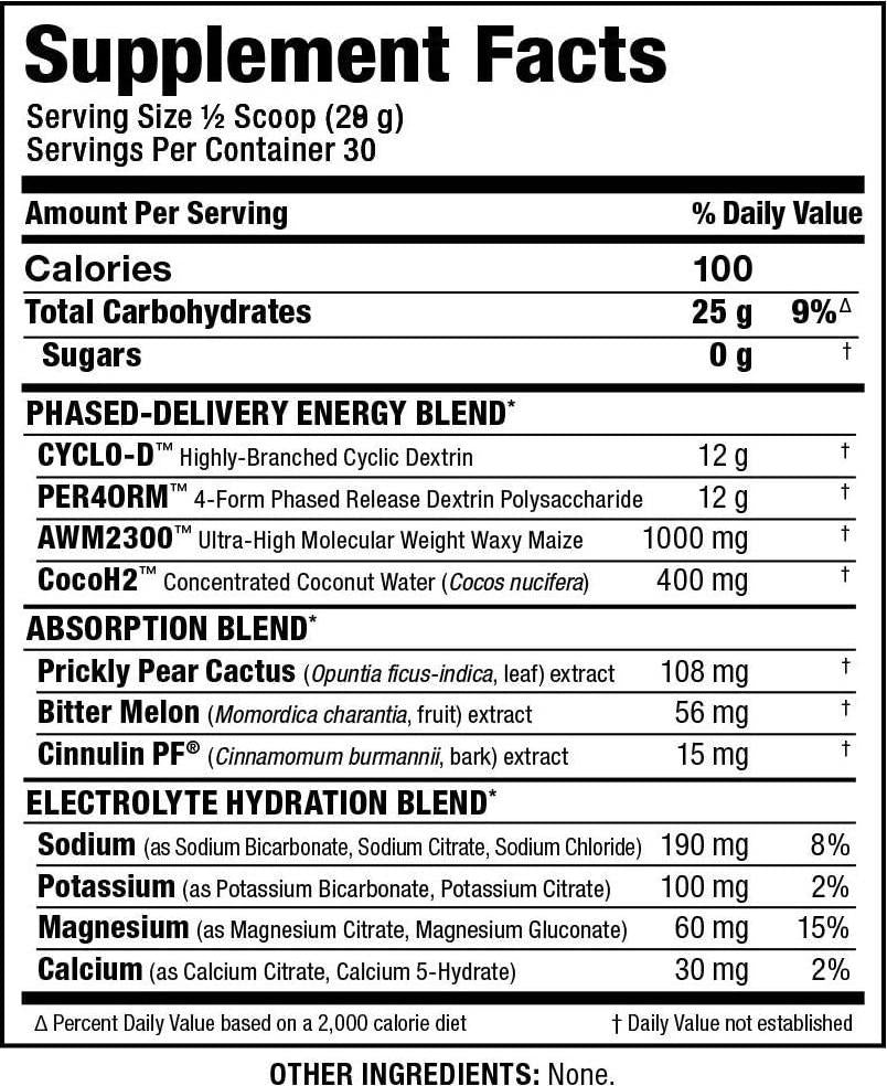 ALLMAX Nutrition - CARBION+ Workout Hydration Supplement Powder with Electrolytes, Supports Endurance, Recovery, and Exercise Performance, Gluten Free and Vegan, Unflavoured, 25 Servings