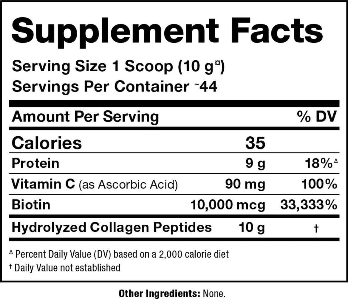 ALLMAX Nutrition Collagen Unflavored 15.5 Ounce