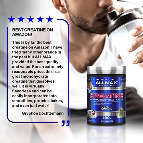 ALLMAX Nutrition Creatine Monohydrate Powder, 1000g