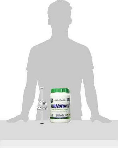ALLMAX Nutrition Isonatural Whey Protein Isolate, Vanilla, 2 lbs