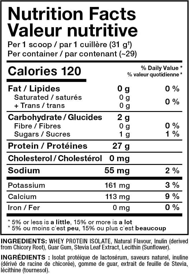 ALLMAX Nutrition Isonatural Whey Protein Isolate, Vanilla, 2 lbs