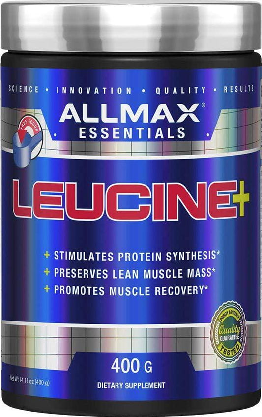 ALLMAX Nutrition - Leucine, Leucine Powder for Muscle Recovery, Preserving Muscle Mass, and Protein Synthesis, Gluten Free, 5,000 mg, 400 grams