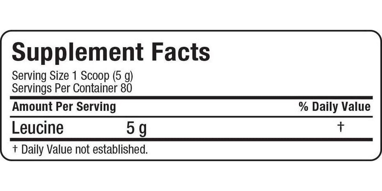 ALLMAX Nutrition - Leucine, Leucine Powder for Muscle Recovery, Preserving Muscle Mass, and Protein Synthesis, Gluten Free, 5,000 mg, 400 grams