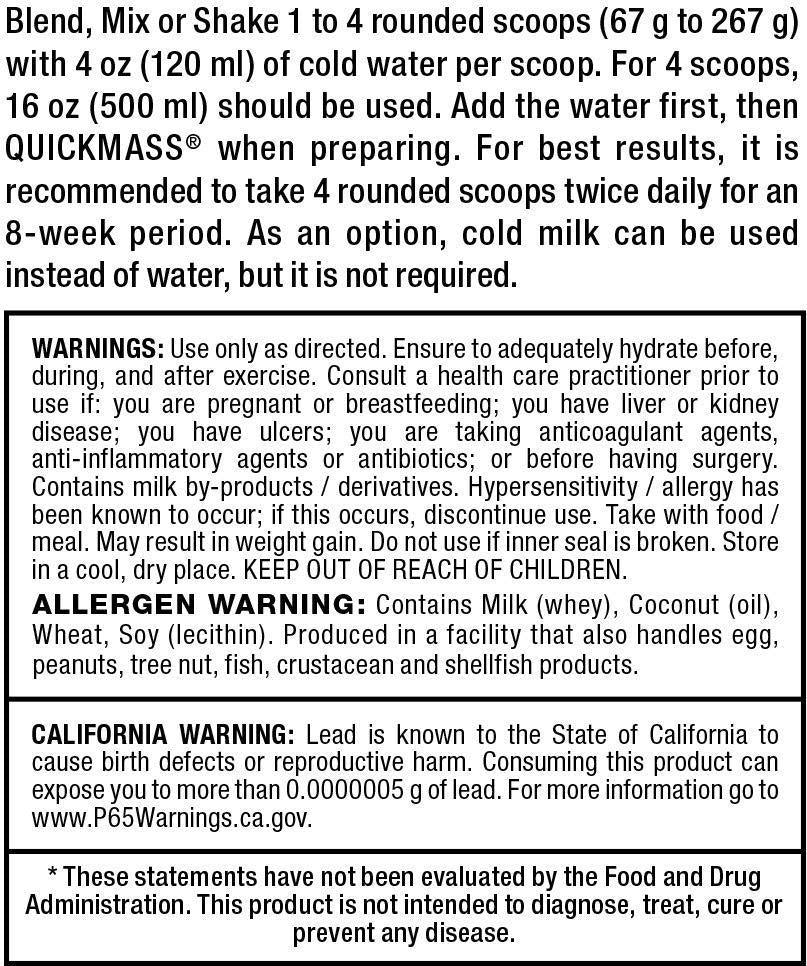 ALLMAX Nutrition QuickMass (Chocolate, 12 Pound)