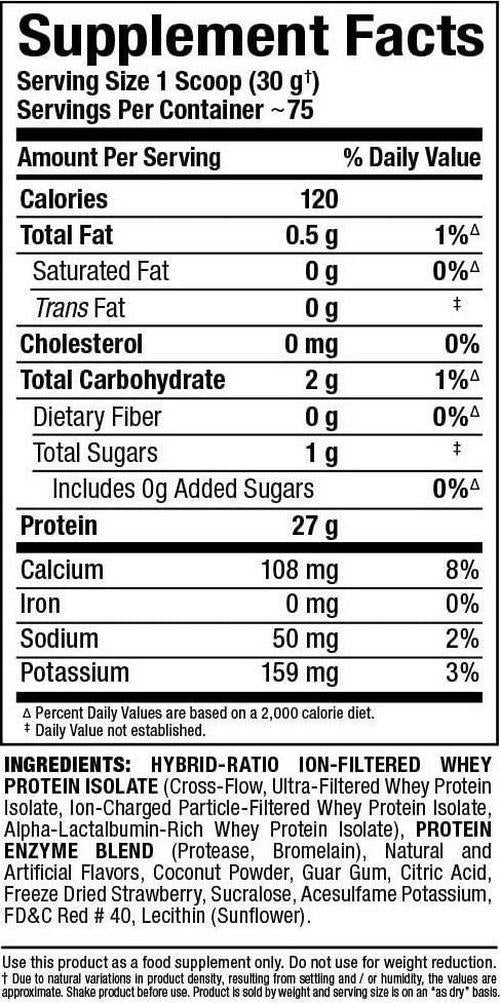 ALLMAX Nutritrion - ISOFLEX (Strawberry, 5 Pound)