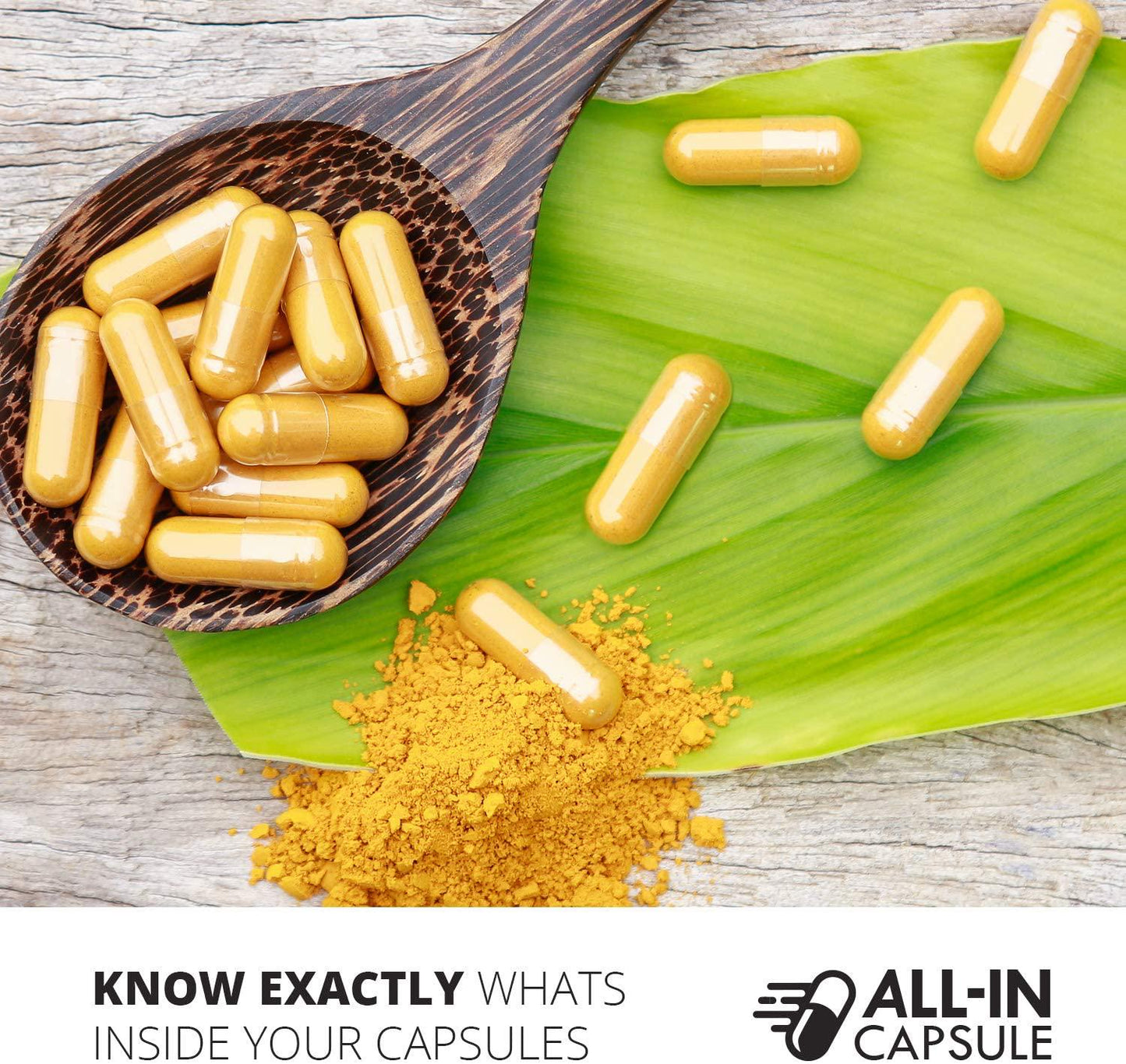 ALL-IN Capsule - 1000 Count Clear Empty Gelatin Capsules Size 0 - Compatible with Capsule Filling Machine - Fillable with Powders of Your Choice