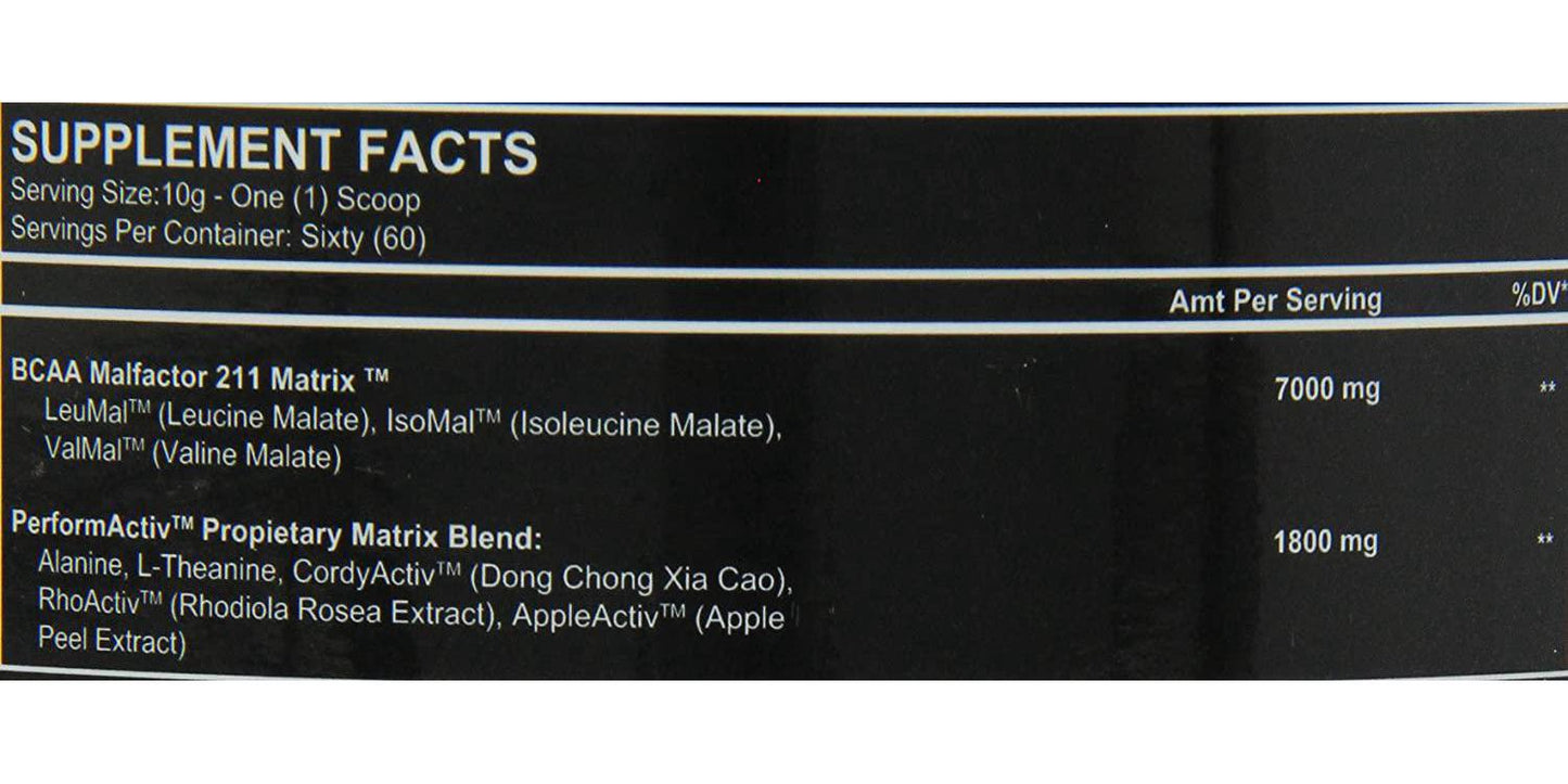 ALR Industries Chain'd Out, Vegan Friendly and Gluten Free Advanced Technology BCAA Matrix, Blue Raspberry, 600 Gram/ 60 serving