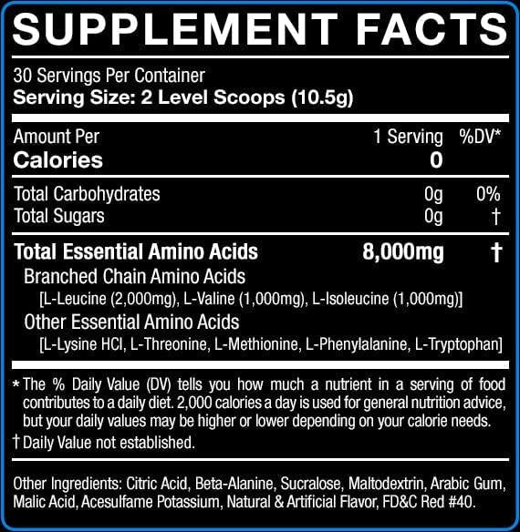 AMINOFORCE Essential Amino Acids - Watermelon, 30 Servings