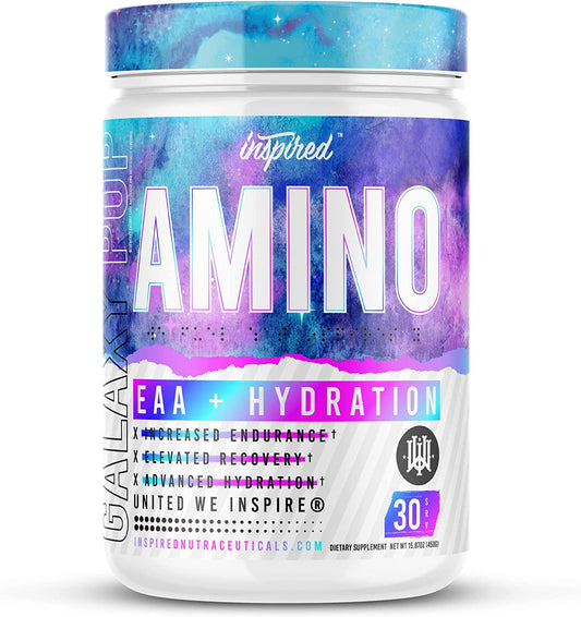 AMINO - Vegan EAA + BCAA | Endurance, Hydration, Recovery, BCAA (Galaxy Pop)