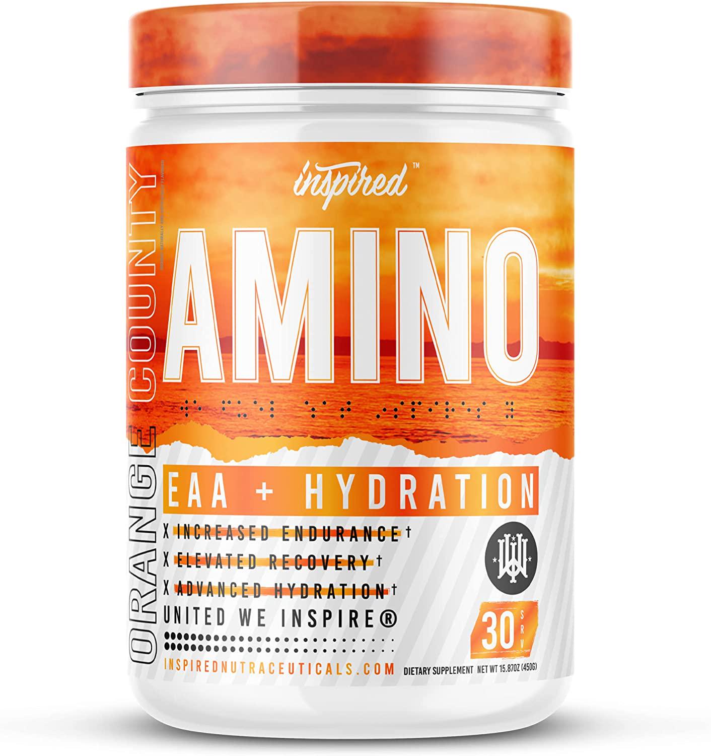 AMINO - Vegan EAA + BCAA | Endurance, Hydration, Recovery | Orange County | By Inspired Nutra