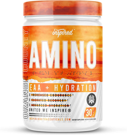 AMINO - Vegan EAA + BCAA | Endurance, Hydration, Recovery | Orange County | By Inspired Nutra