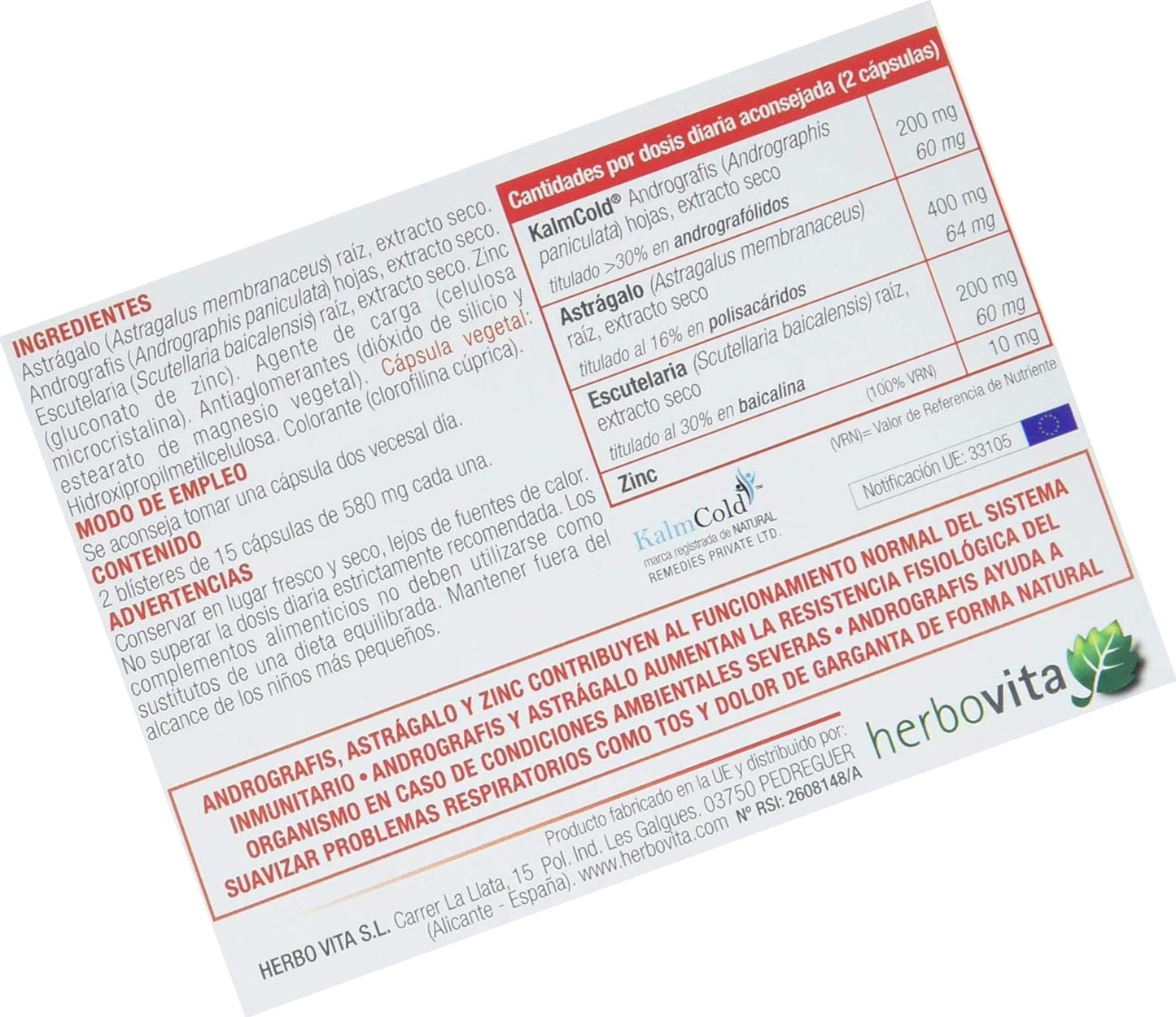 ANASVIR Herboita 30cap, Standard, Single