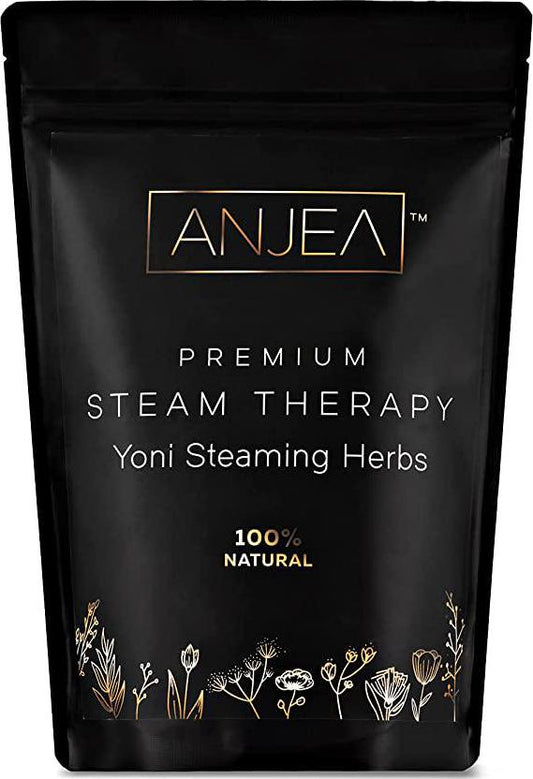 ANJEA Yoni Steaming Herbs 2 oz (2-4 steams), Yoni Steam Herbs for Cleansing and Tightening Detox, Natural V Steam Herbs for V Steam Seat Kit, Herbal Sitz Bath Soak, Filter bags included