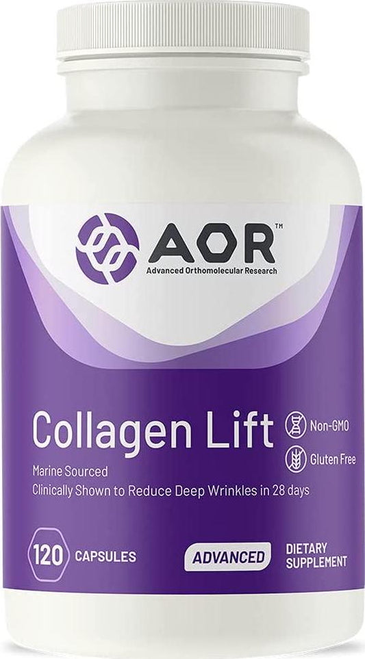 AOR, Collagen Lift, Supports Healthy Aging, Energy and Longevity, Dietary Supplement, 120 Servings (120 Capsules)