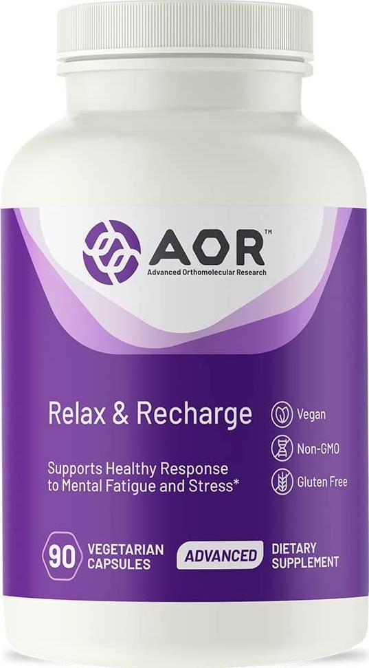 AOR, Relax and Recharge, V-Caps, 90 Count