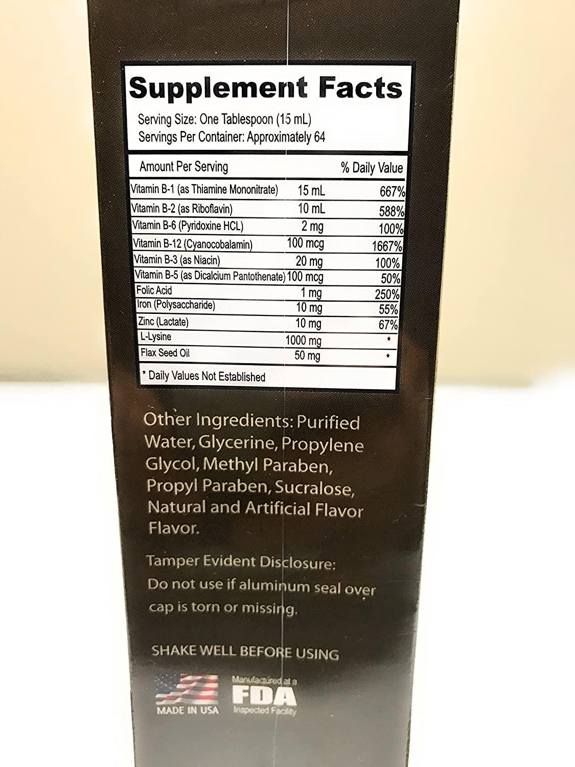 APETICHEM Ultra Strength Appetite Support w/Vitamin B12 and Omega 3 (16 Fl Oz - 480mL) Appetite-Weight Gain. Natural Appetite and Weight Gain Stimulant. Fortified with Vitamins. Appetitol Formula.
