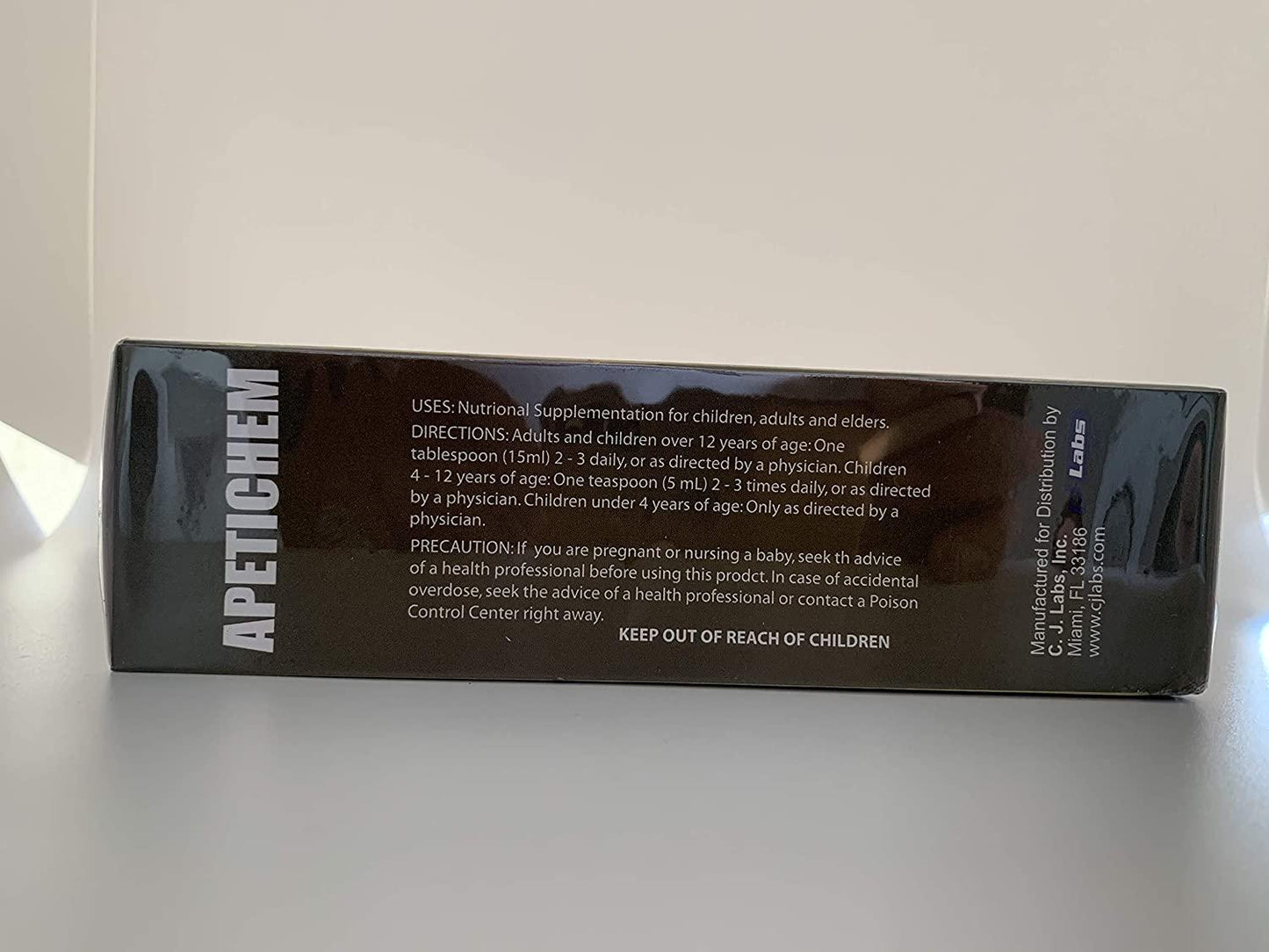 APETICHEM Ultra Strength Appetite Support w/Vitamin B12 and Omega 3 (16 Fl Oz - 480mL) Appetite-Weight Gain. Natural Appetite and Weight Gain Stimulant. Fortified with Vitamins. Appetitol Formula.