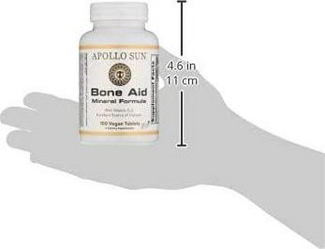 APOLLO SUN Calcium Citrate with Vitamin D - Vegan 600 mg Calcium Supplement with Vitamin D2, Magnesium, Zinc, Copper, and Manganese for Teeth and Bone Strength (100 Tablets)