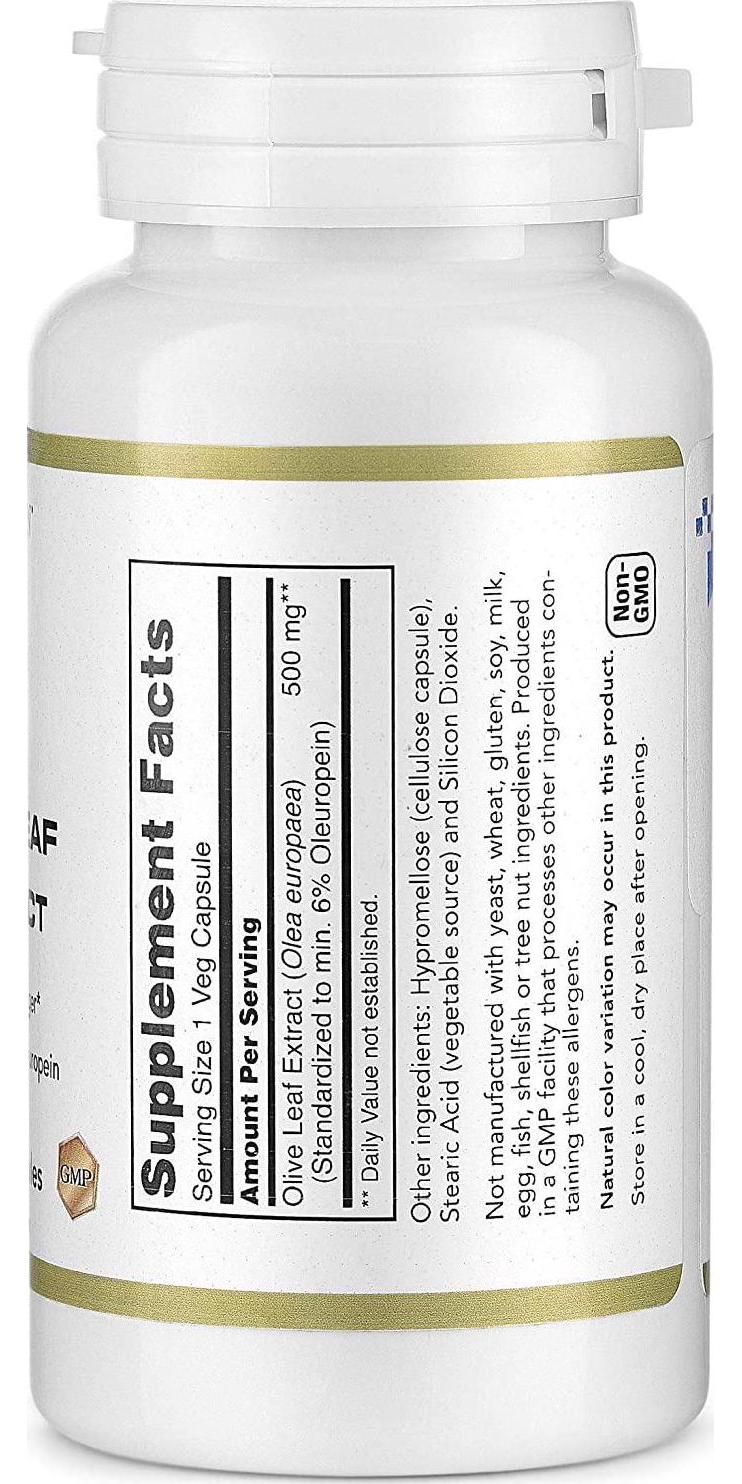 APOLLO SUN Olive Leaf Extract Capsules 500mg | Vegan Olive Leaf Extract Super Strength | 6% Oleuropein | Immunity Support, Cardiovascular Health and Blood Pressure Supplement | 60 Veg Capsules