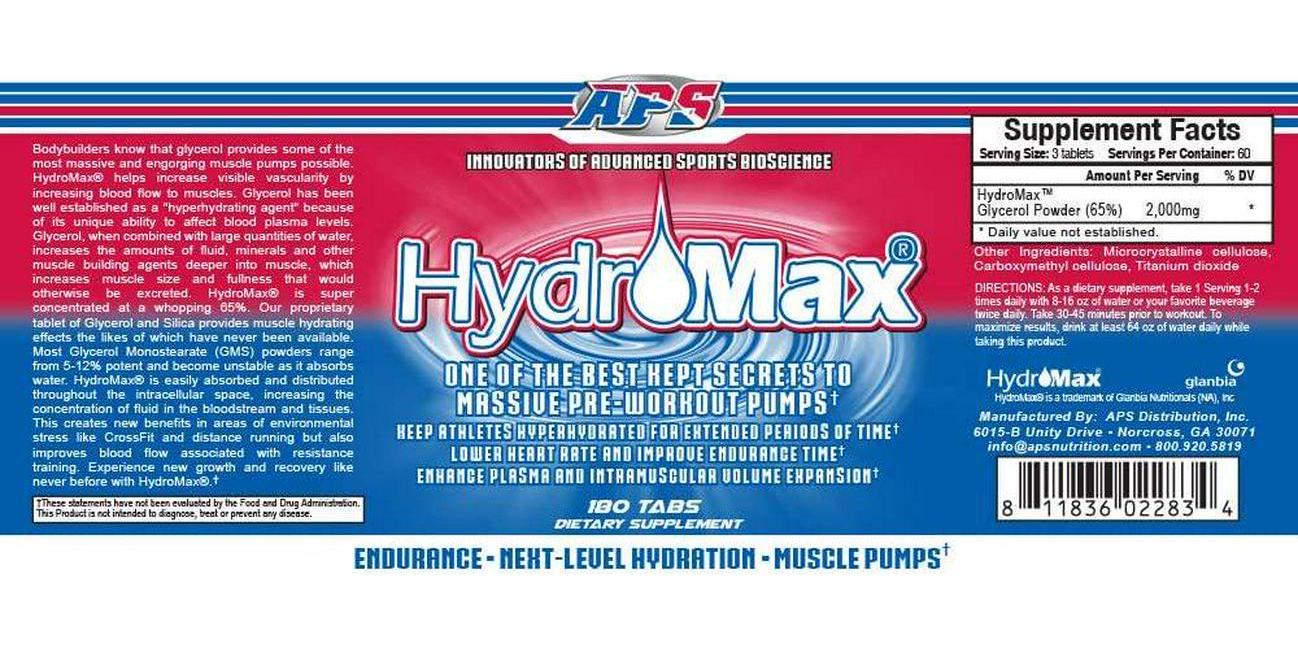 APS Nutrition Hydromax, 180 Tablet