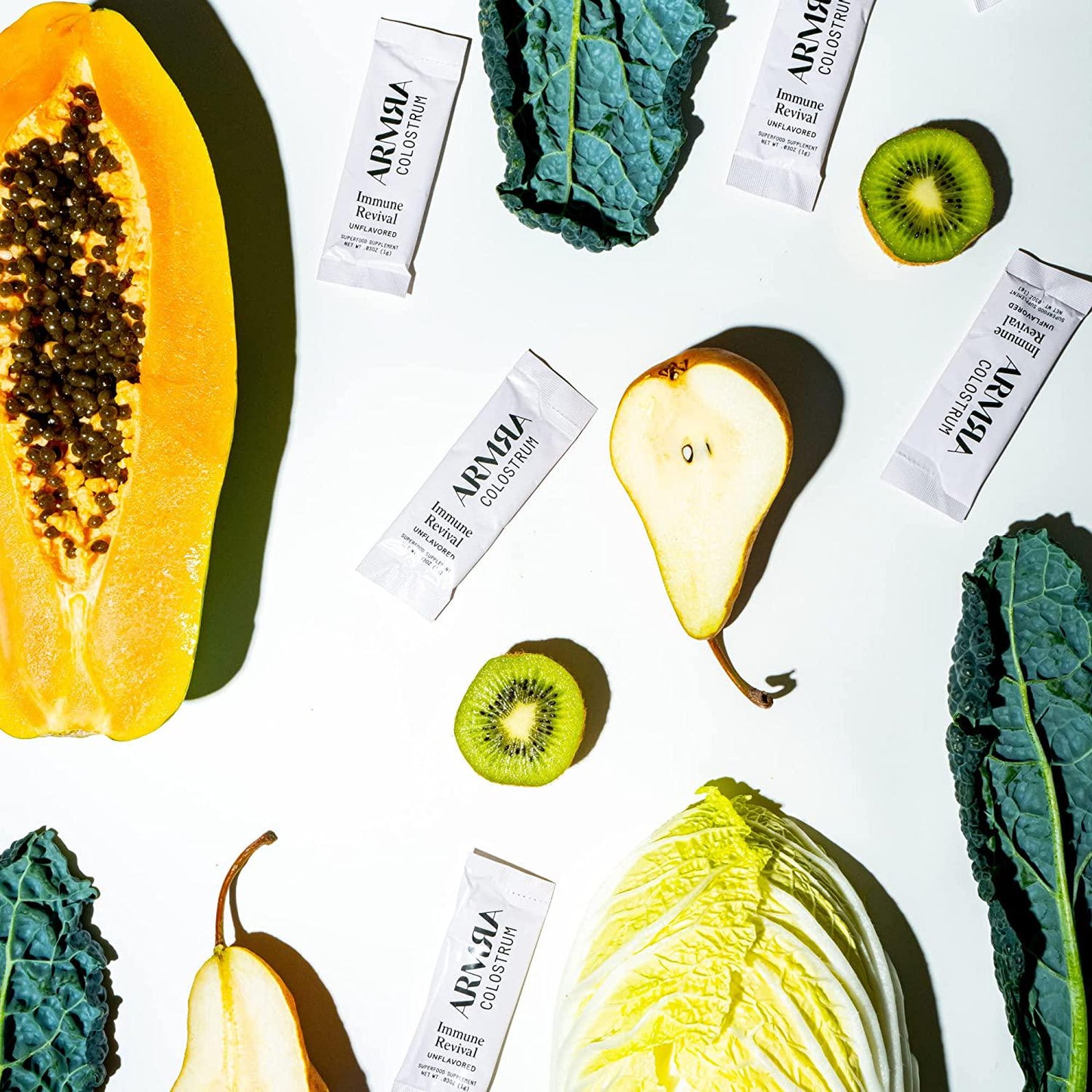 ARMRA - Original Flavorless - Nature's Complete Immune Superfood with Bovine Colostrum | 30 Packets | Promotes Immune, Gut, Metabolic Health | Rich in Nutrients | No Additives, Non-GMO, Gluten Free