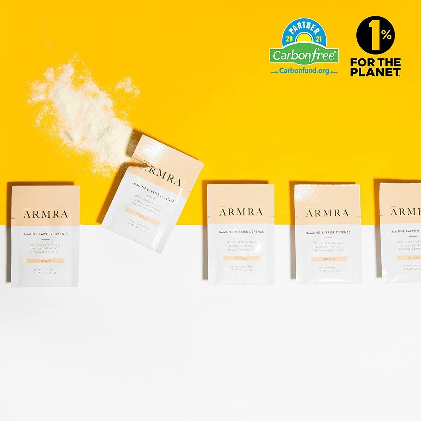 ARMRA - Original Flavorless - Nature's Complete Immune Superfood with Bovine Colostrum | 30 Packets | Promotes Immune, Gut, Metabolic Health | Rich in Nutrients | No Additives, Non-GMO, Gluten Free