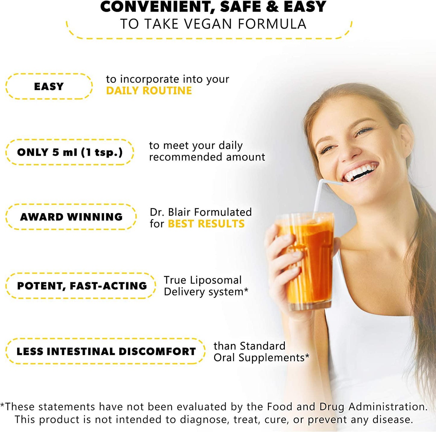 ATLANOVA Liposomal Vitamin C 1000mg Liquid Superior Absorption Formula, Natural and Vegan Dietary Supplement, Dr. Formulated, Sodium Ascorbate, Collagen Boost and Immune Support 5 oz. 30 Day Supply