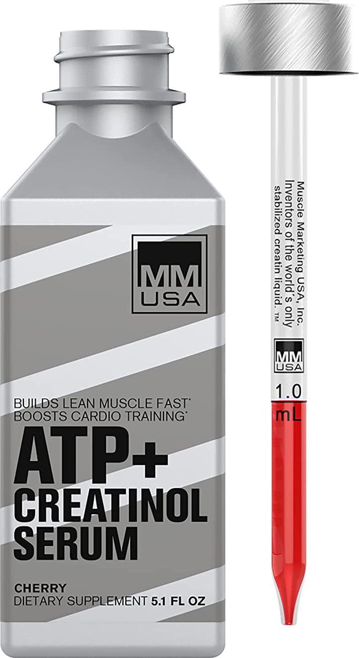 ATP Creatine Serum Pre-Workout Muscle Fuel with Amino Energy. Instant Absorption. High Energy Boost. Speeds Up Lean Muscle Growth, Increases Strength + Endurance, No Loading and No Water Retention