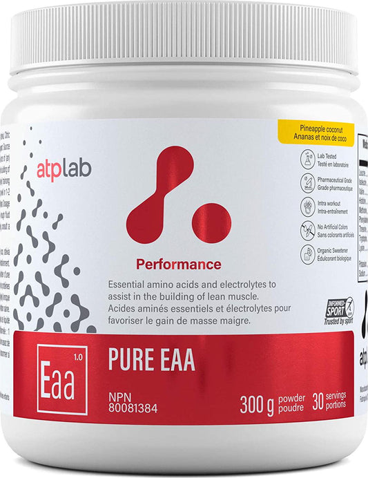 ATP LAB | Pure EAA 300g | Pineapple Coconut Flavour | Essential Amino Acid